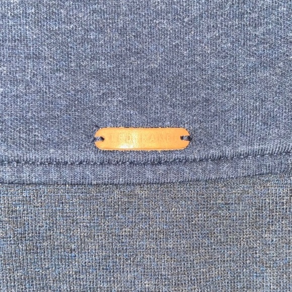 TED BAKER London Navy Blue Valerio Sweater Half Zip Pullover Size Small - Picture 4 of 15